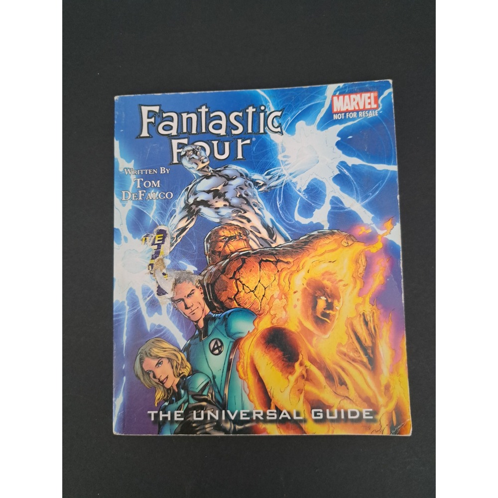 Marvel Fantastic Four The Universal Guide Tom DeFalco Not For Resale Softcover
